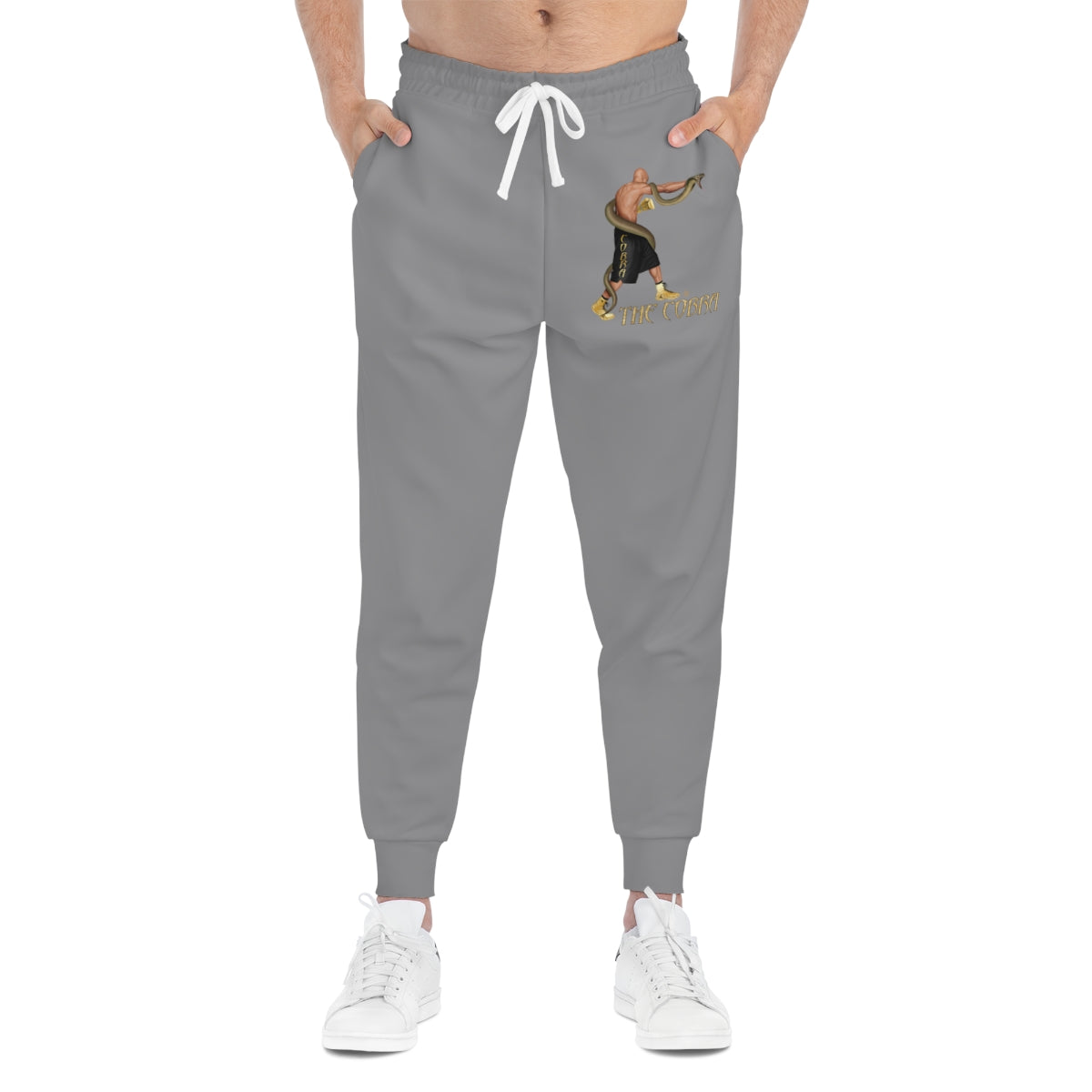 Grey Cobra Athletic Joggers (AOP)