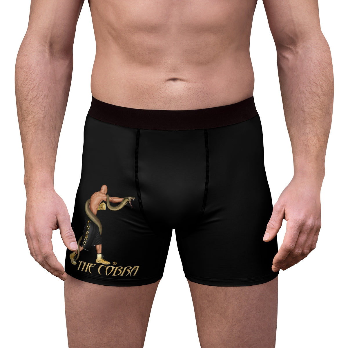 Black Cobra Men's Boxer Briefs