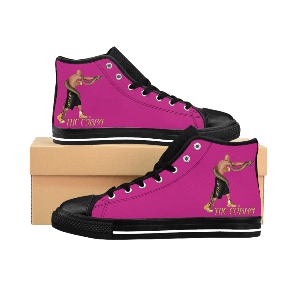 Pink Women's High-top Sneakers