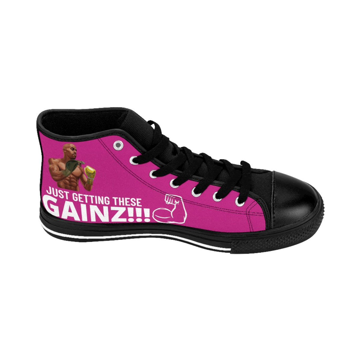 Pink Women's High-top Sneakers