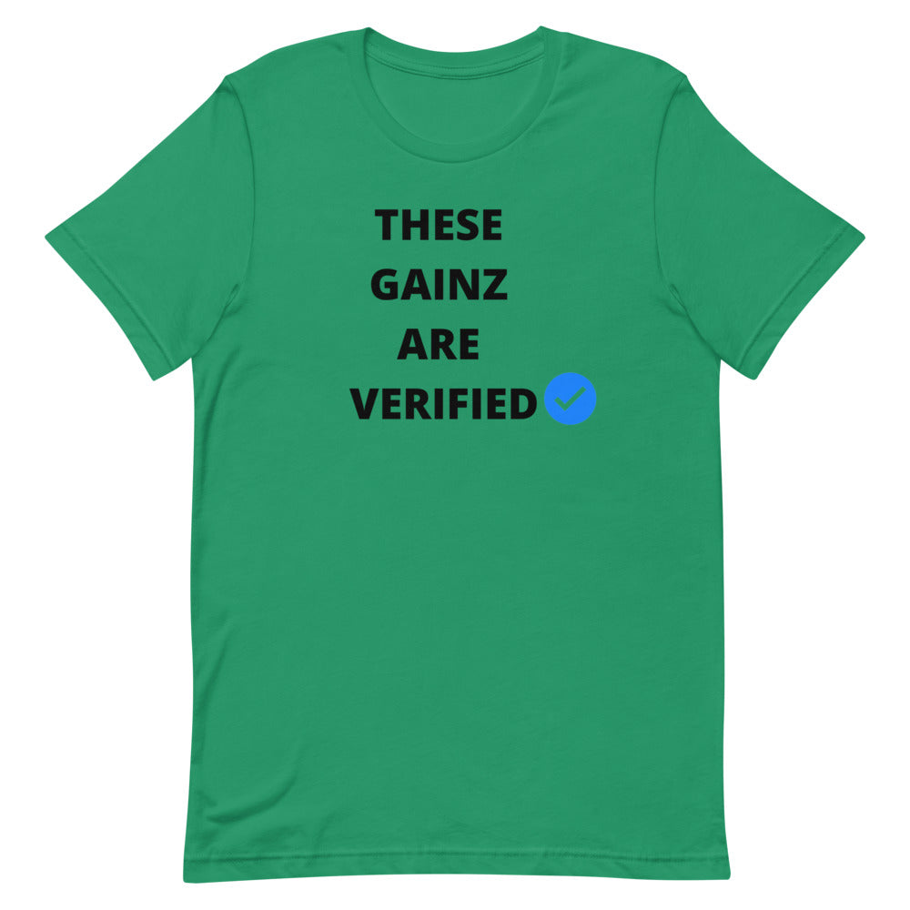 Verified gainz Short-Sleeve Unisex T-Shirt