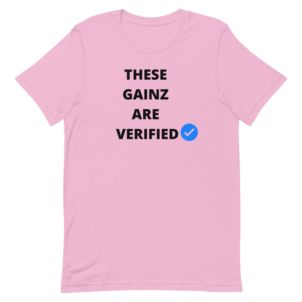Verified gainz Short-Sleeve Unisex T-Shirt