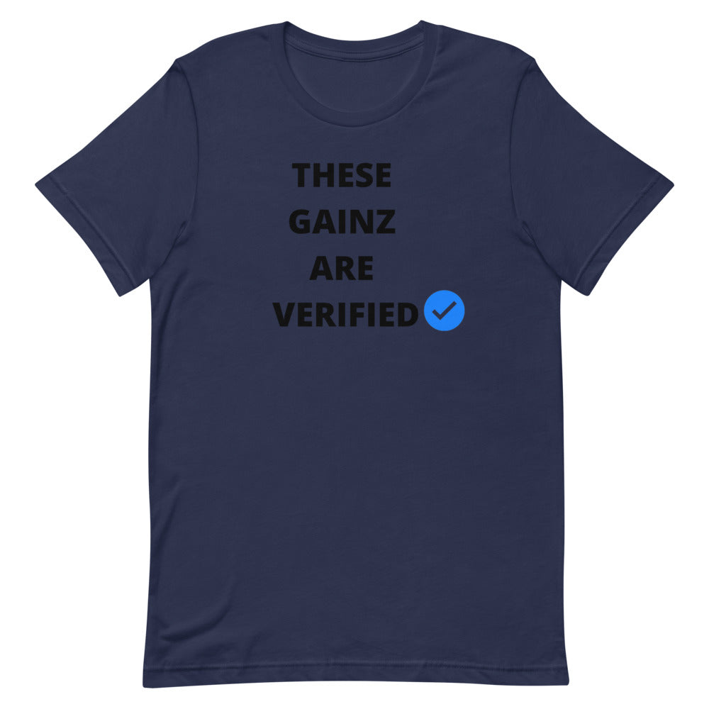Verified gainz Short-Sleeve Unisex T-Shirt