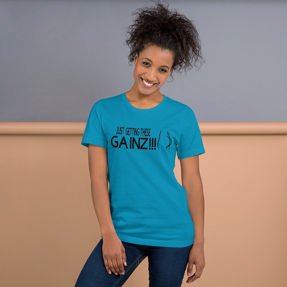 Womens Gainz Short-Sleeve Unisex T-Shirt