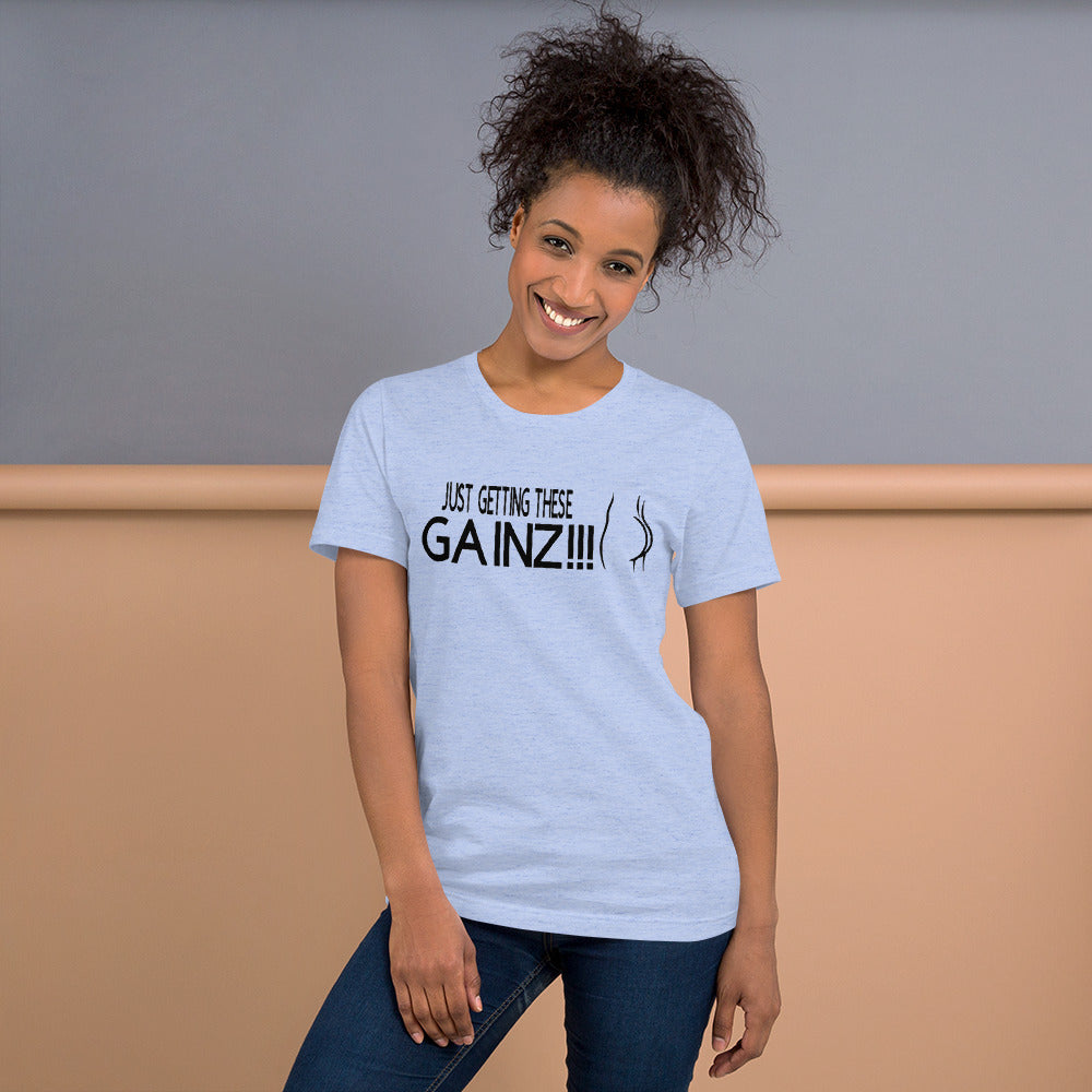 Womens Gainz Short-Sleeve Unisex T-Shirt