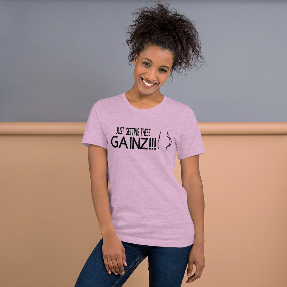 Womens Gainz Short-Sleeve Unisex T-Shirt