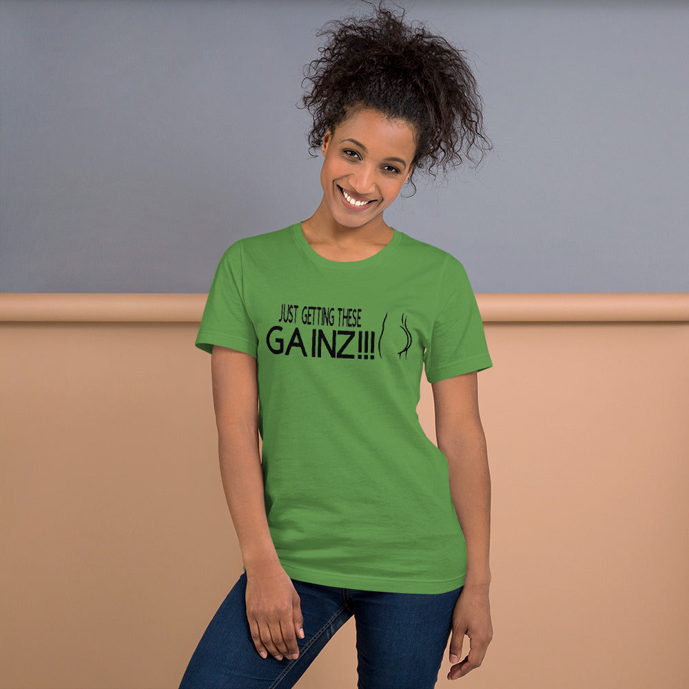 Womens Gainz Short-Sleeve Unisex T-Shirt