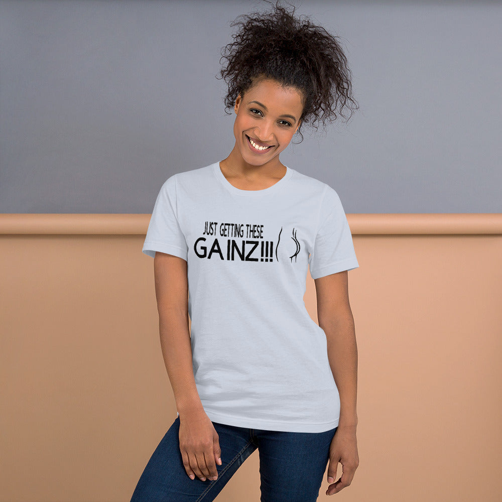 Womens Gainz Short-Sleeve Unisex T-Shirt