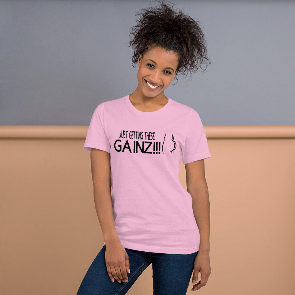 Womens Gainz Short-Sleeve Unisex T-Shirt