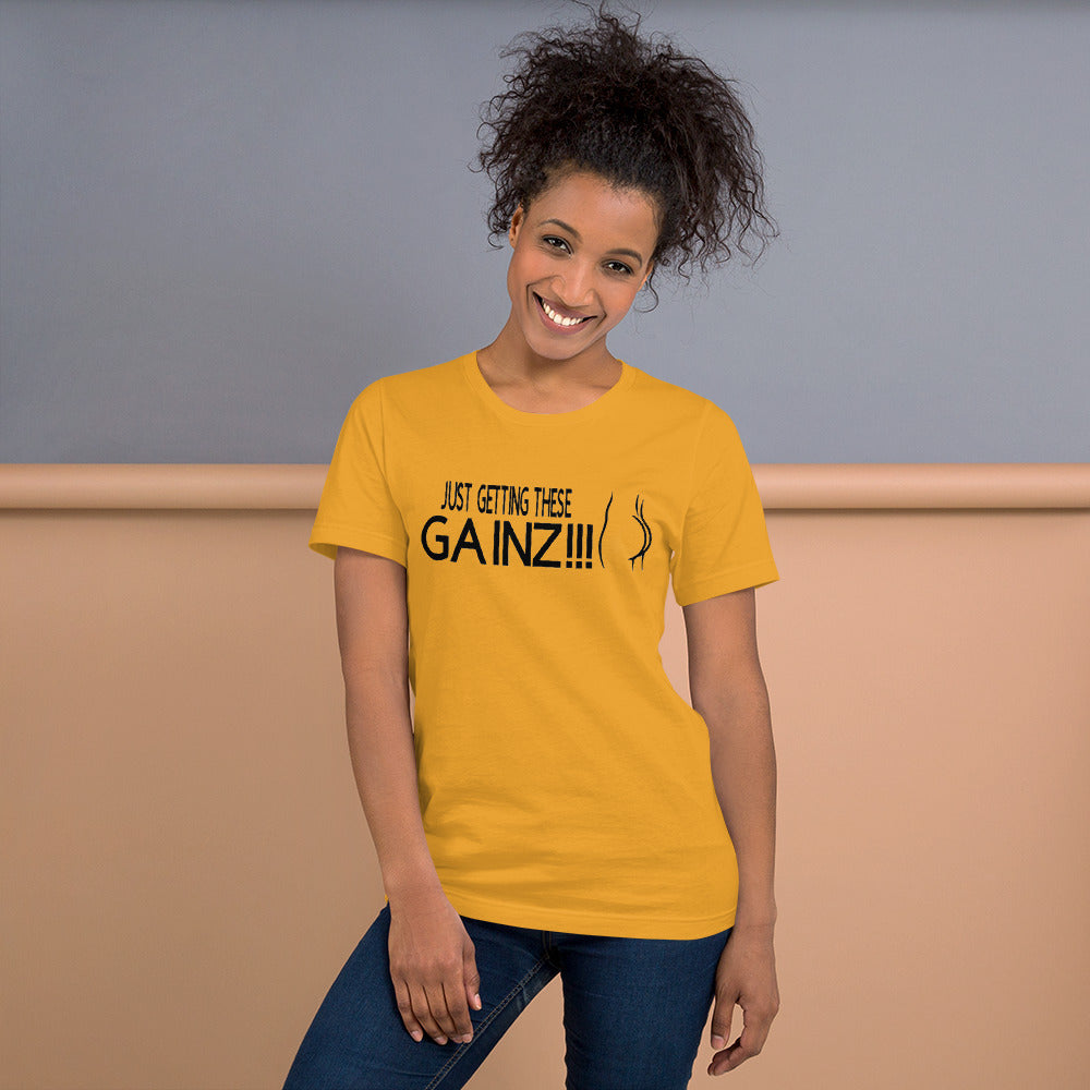 Womens Gainz Short-Sleeve Unisex T-Shirt