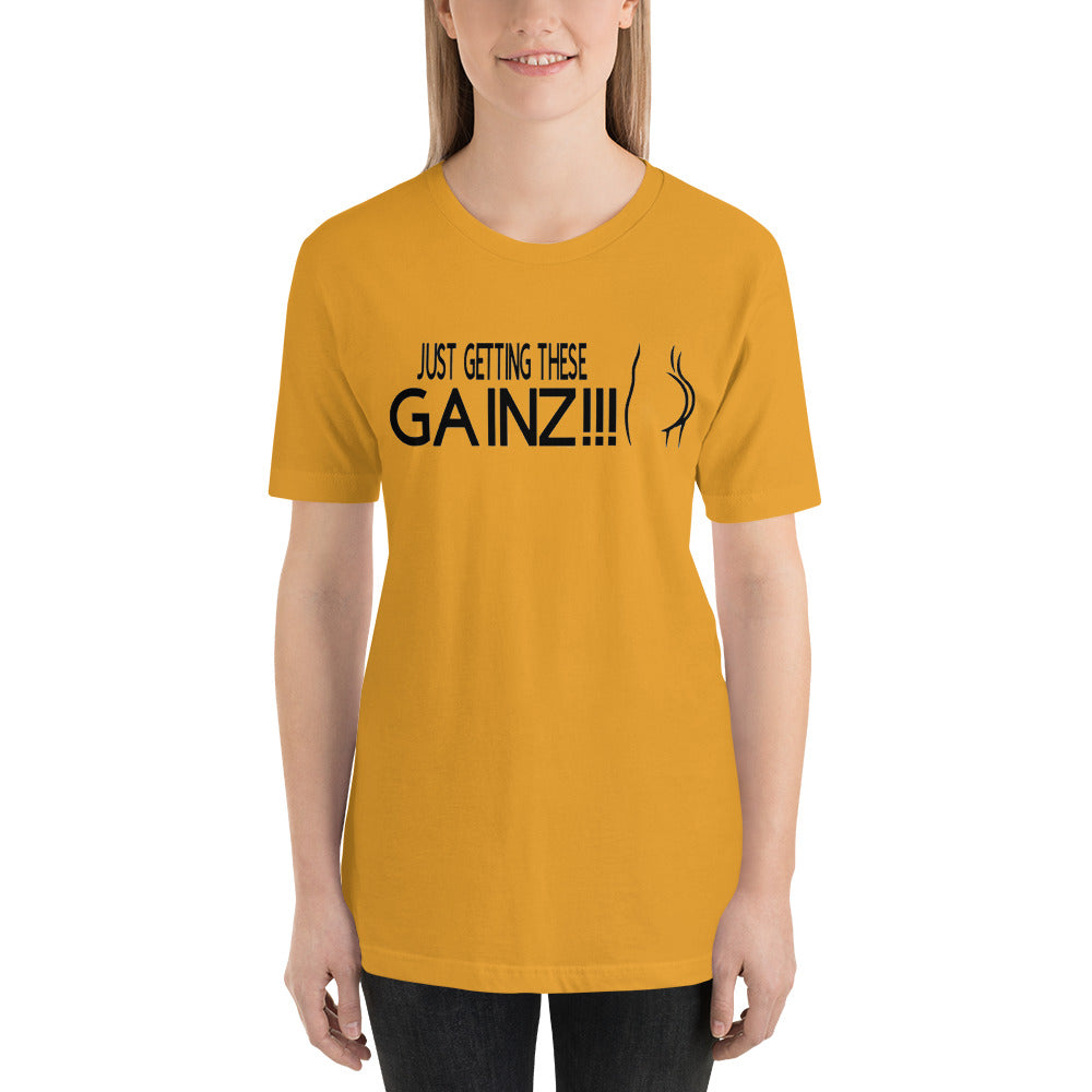Womens Gainz Short-Sleeve Unisex T-Shirt