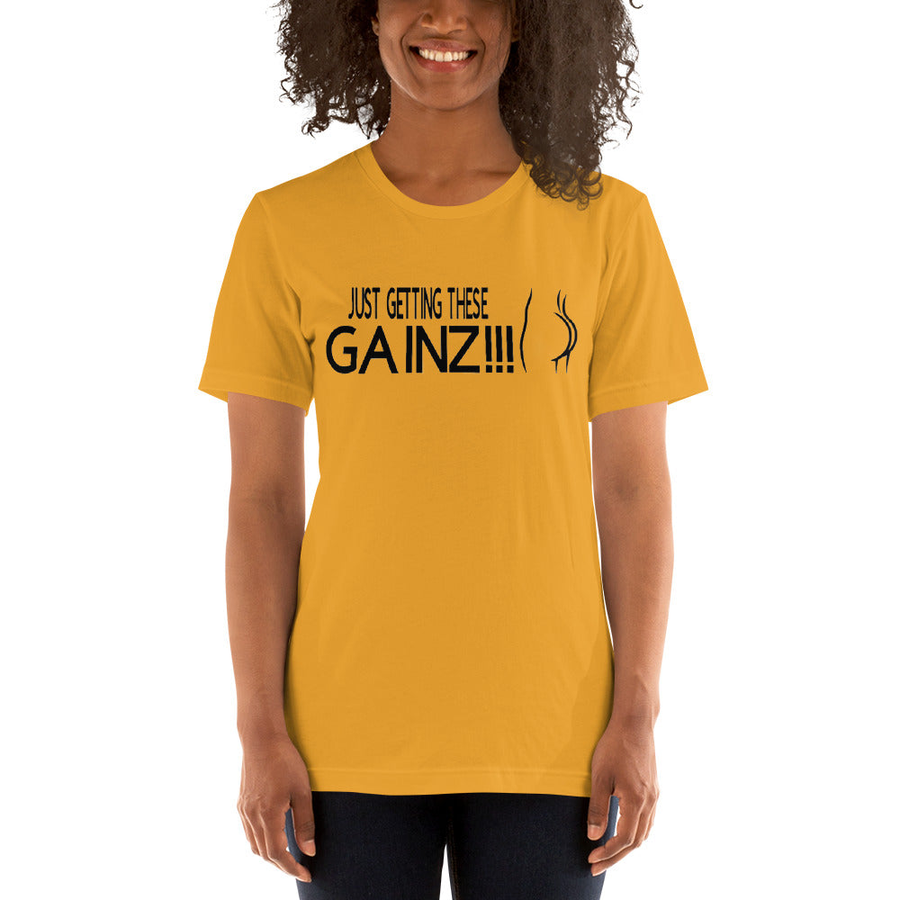 Womens Gainz Short-Sleeve Unisex T-Shirt