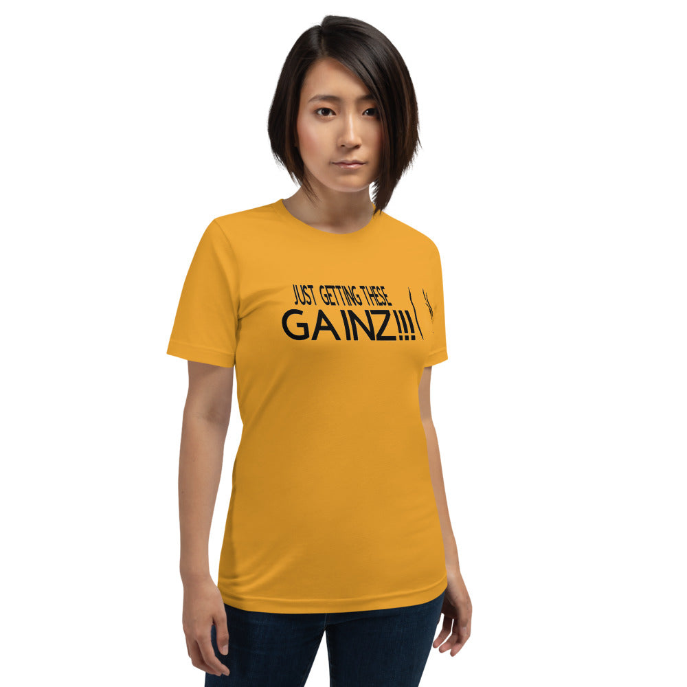 Womens Gainz Short-Sleeve Unisex T-Shirt