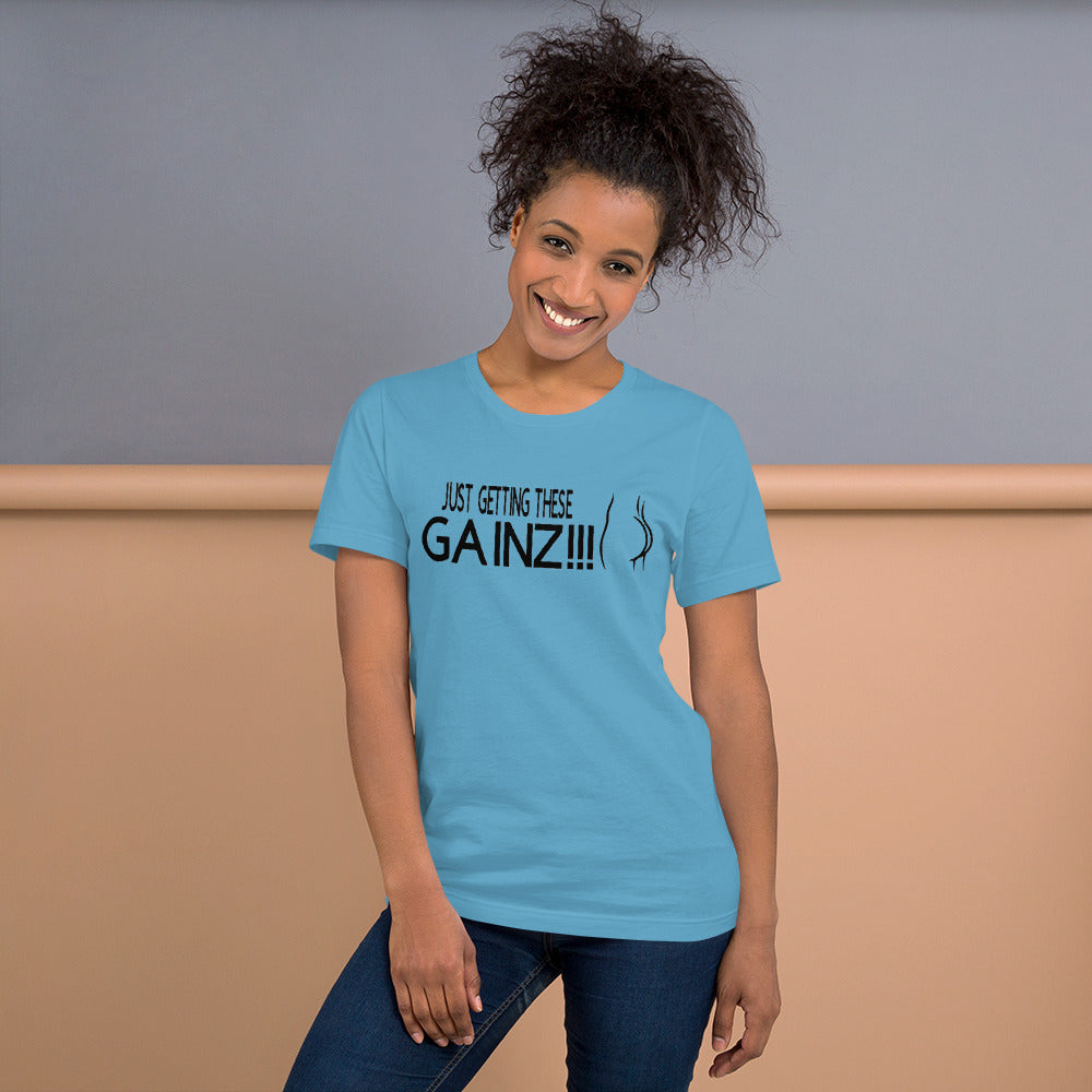 Womens Gainz Short-Sleeve Unisex T-Shirt