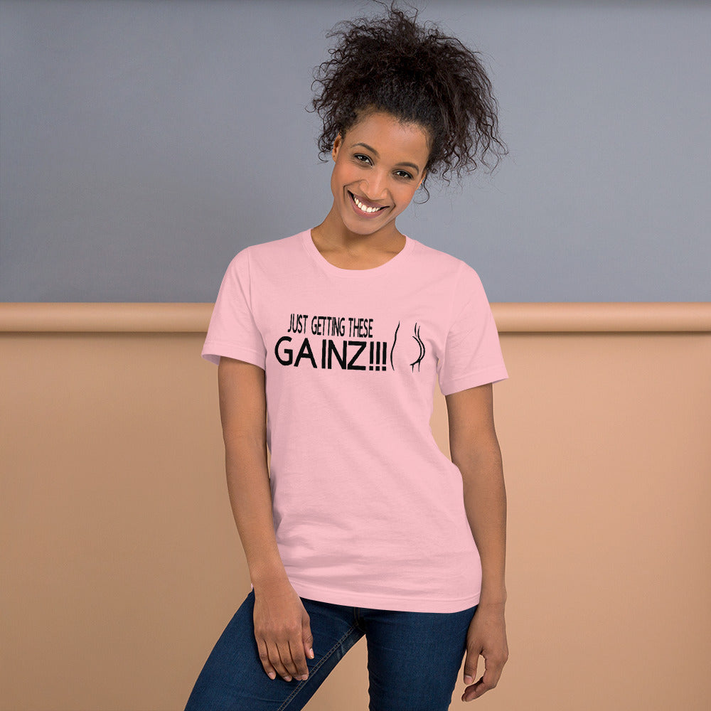Womens Gainz Short-Sleeve Unisex T-Shirt