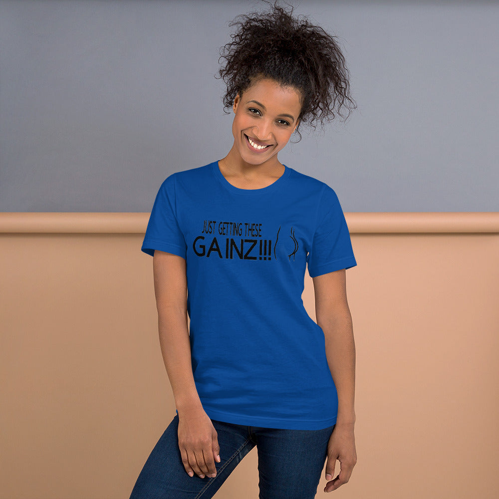 Womens Gainz Short-Sleeve Unisex T-Shirt