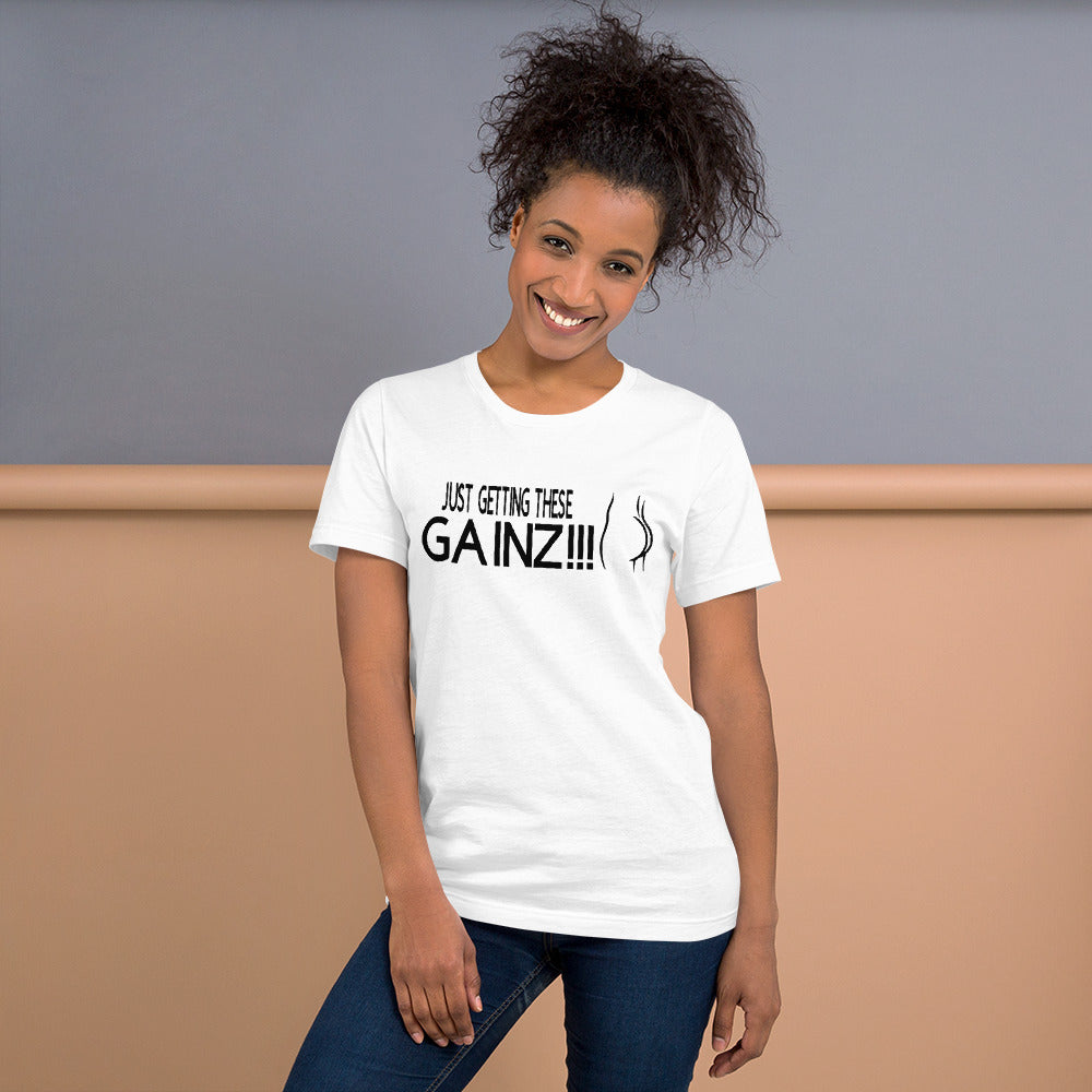 Womens Gainz Short-Sleeve Unisex T-Shirt