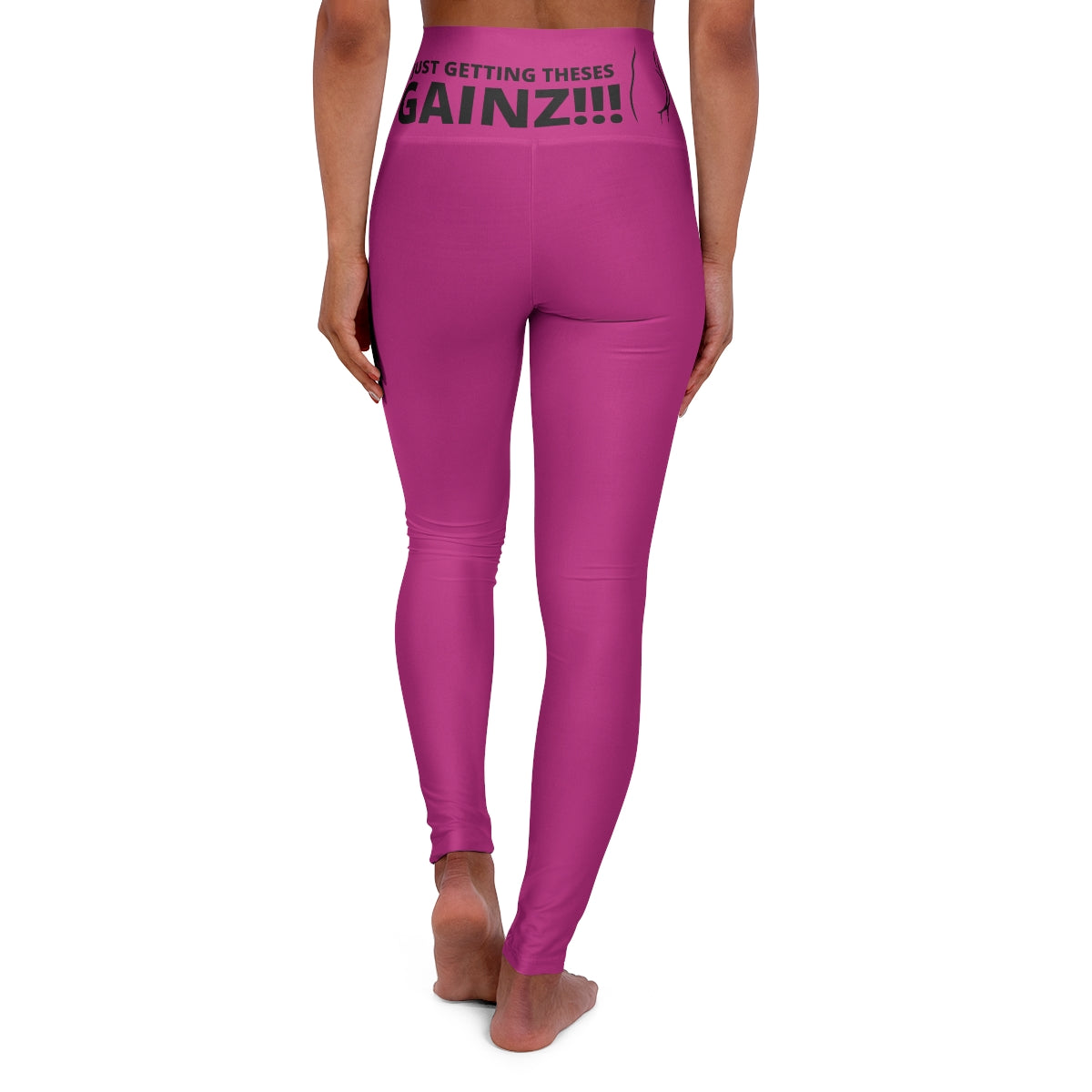 Pink High Waisted Yoga Leggings