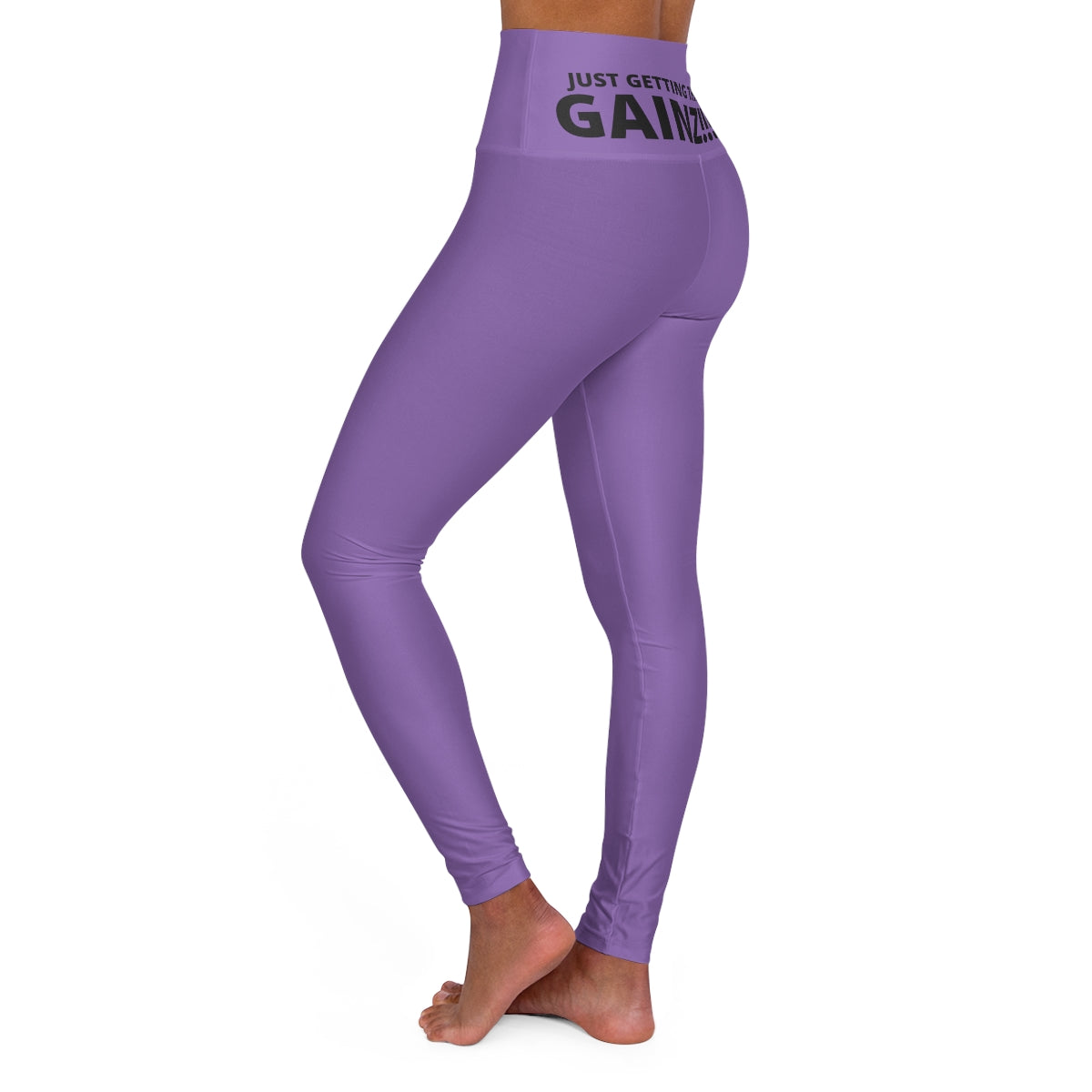 Purple High Waisted Yoga Leggings