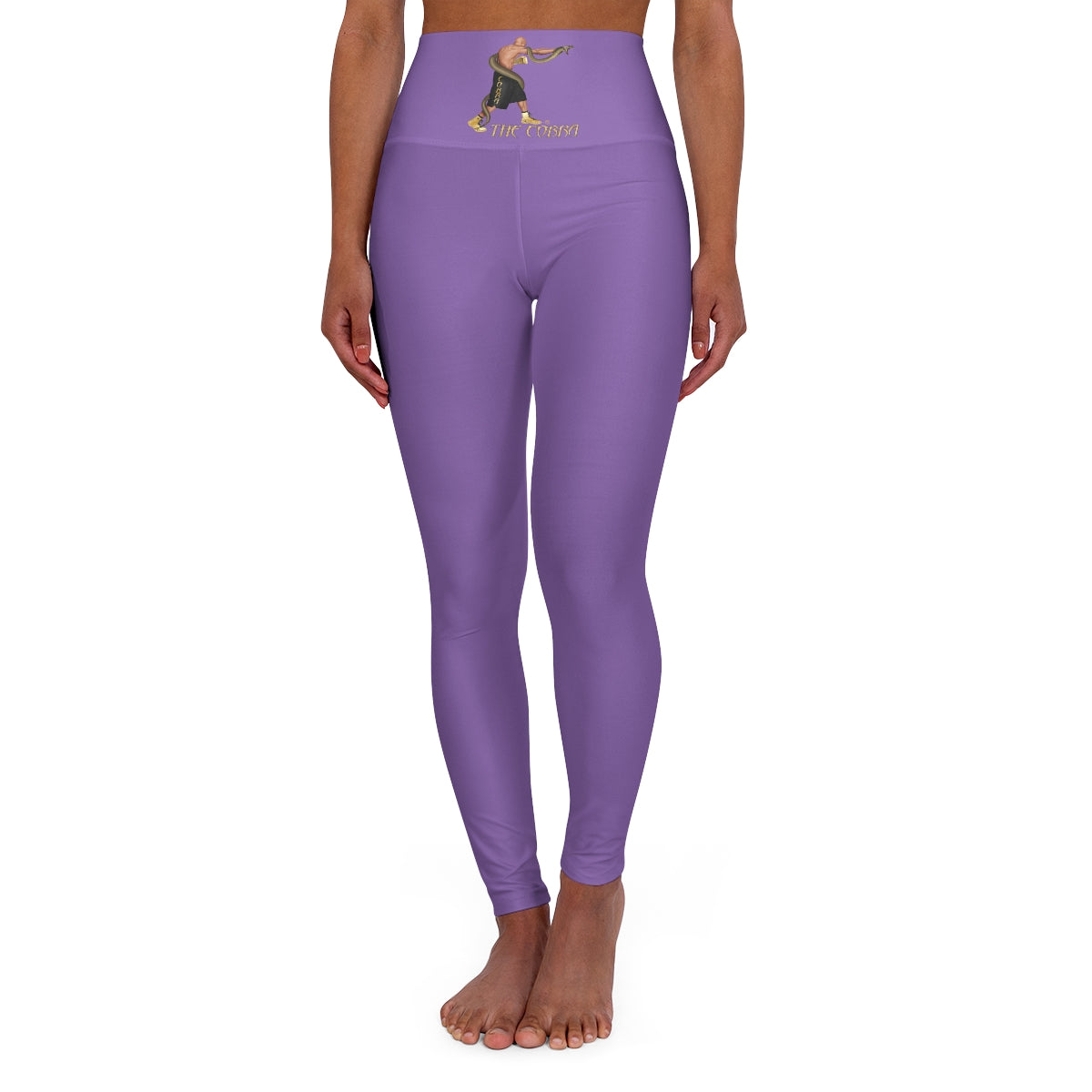 Purple High Waisted Yoga Leggings