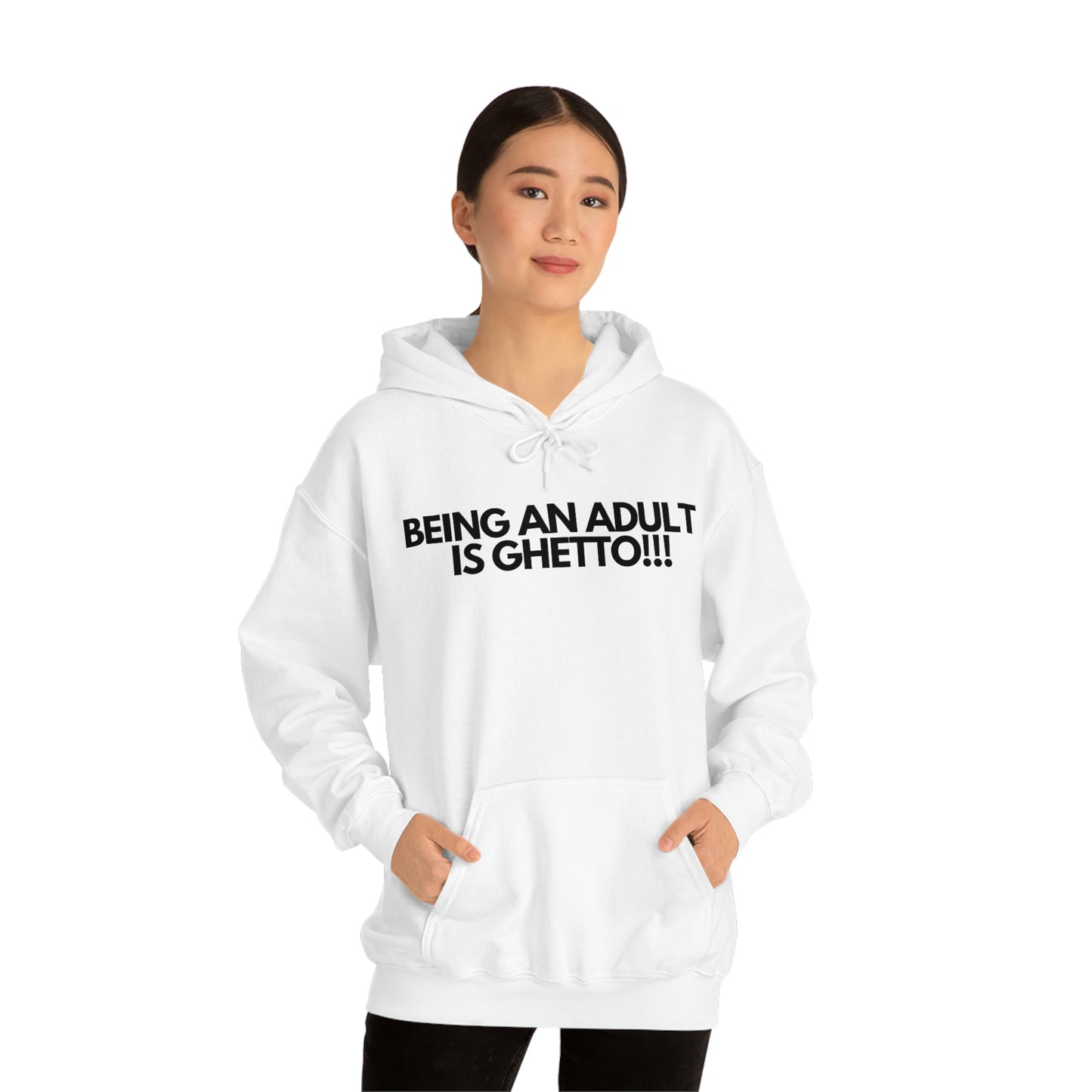 Adulting Unisex Heavy Blend™ Hooded Sweatshirt