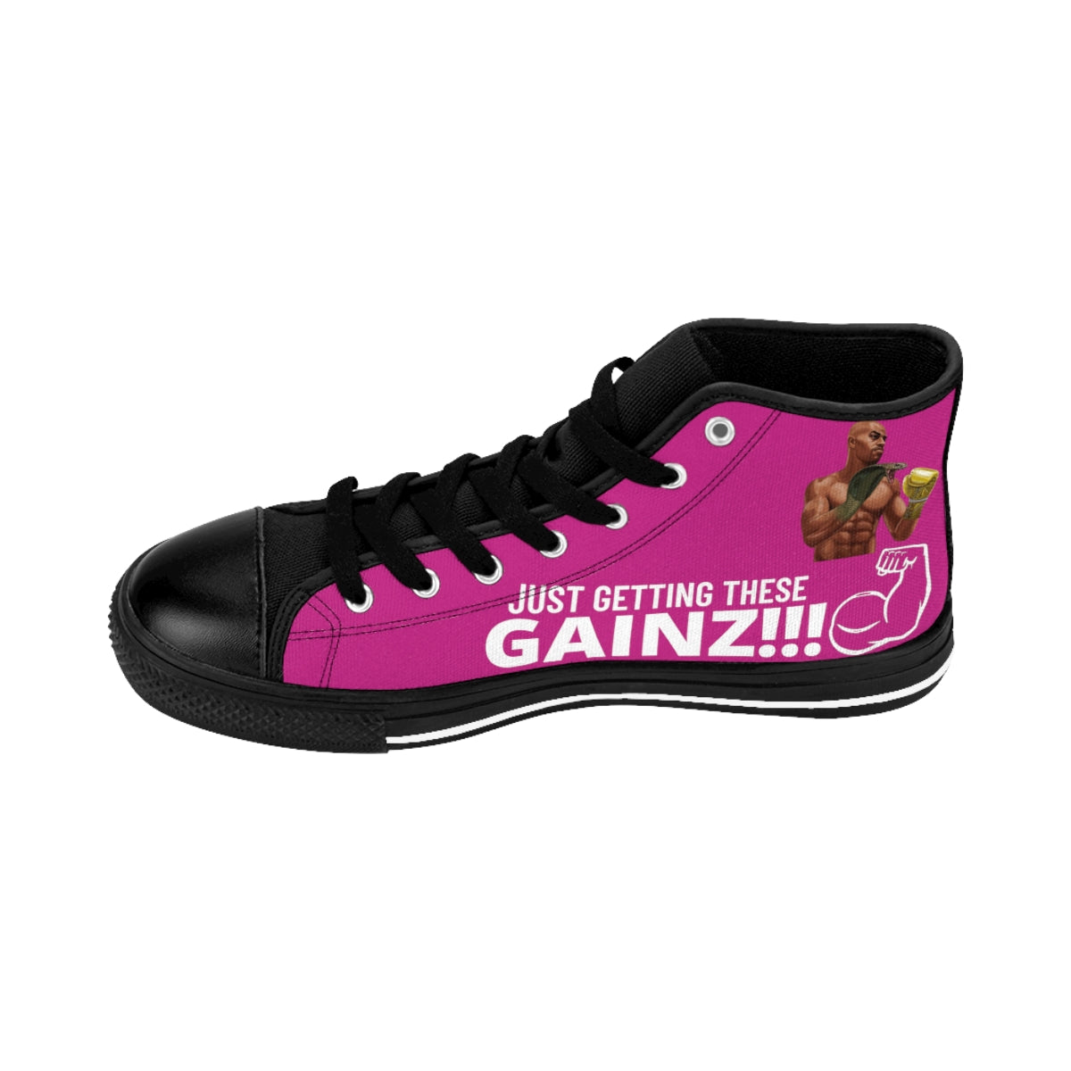 Pink Women's High-top Sneakers