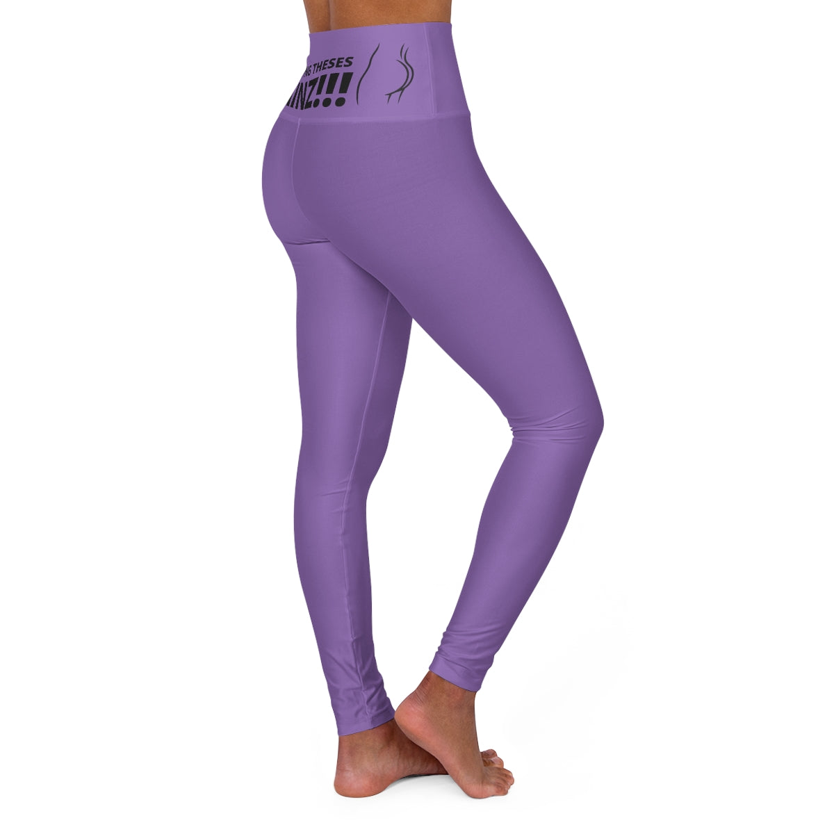 Purple High Waisted Yoga Leggings