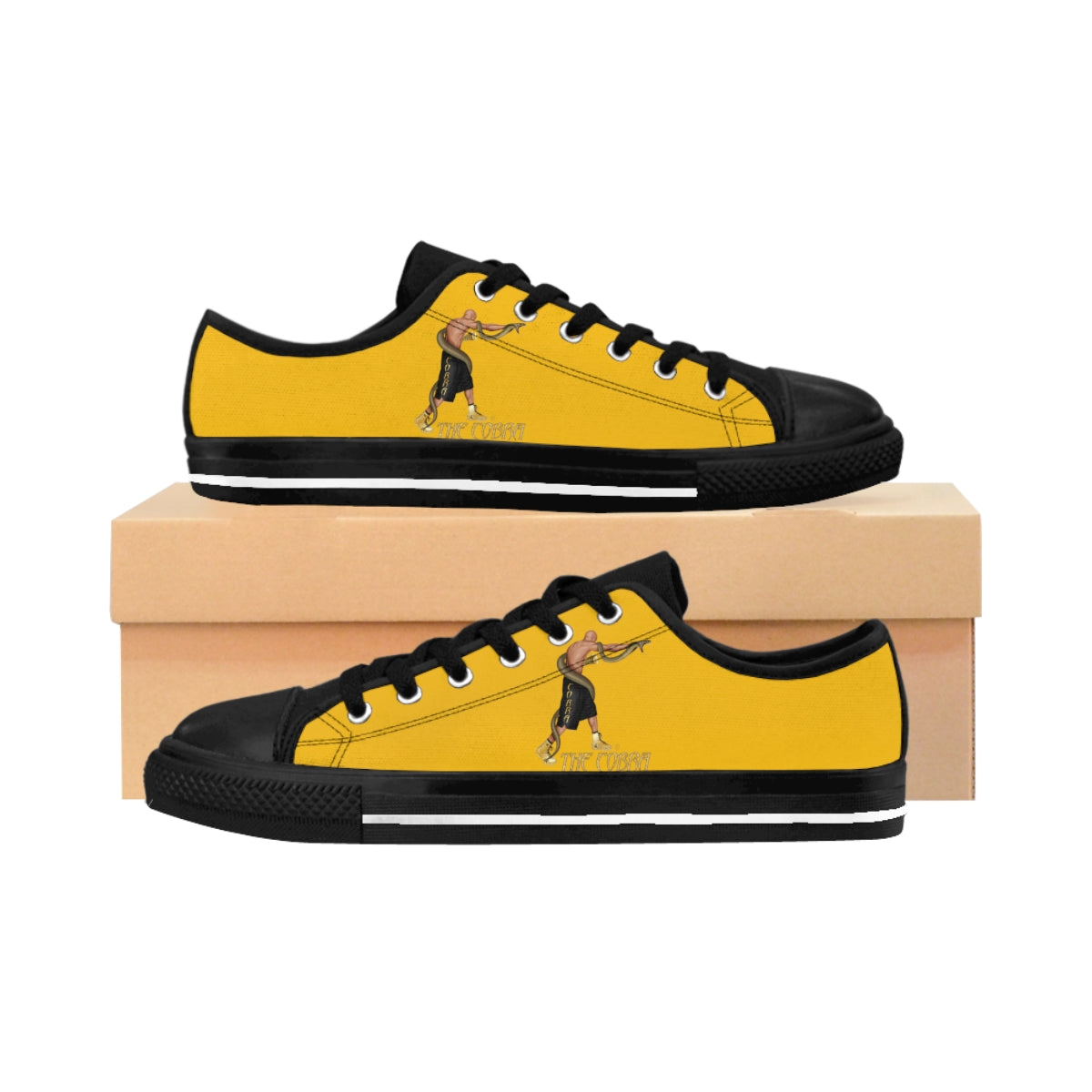 Yellow Cobra Low Top Women's Weight Lifting Shoes