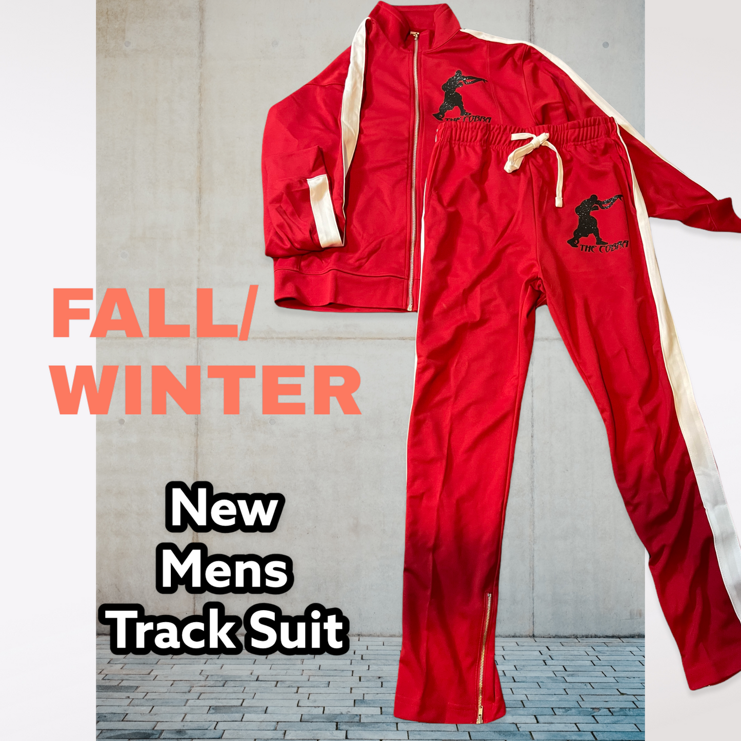 Men's Track Suit Red