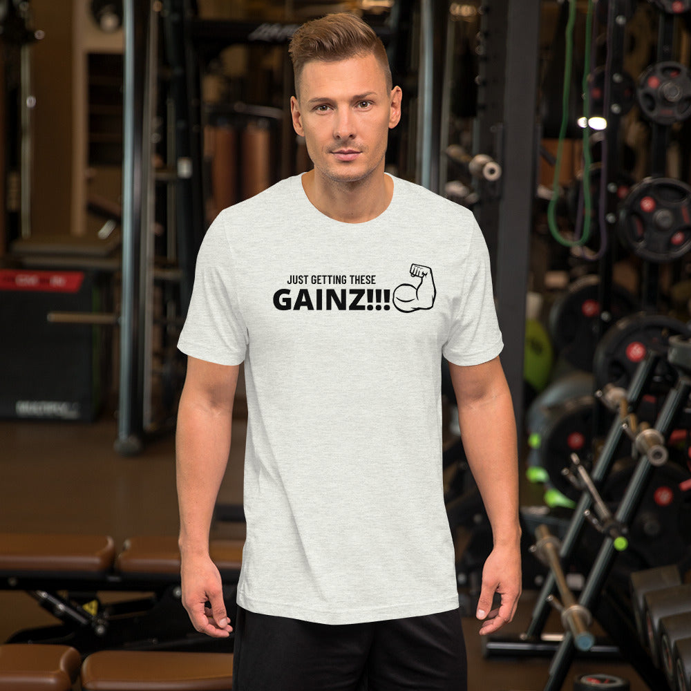 Gainz T-Shirt ( Black letters )