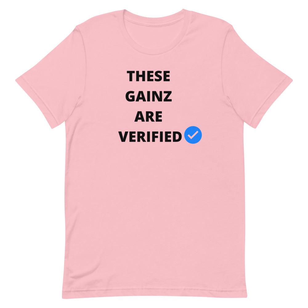 Verified gainz Short-Sleeve Unisex T-Shirt