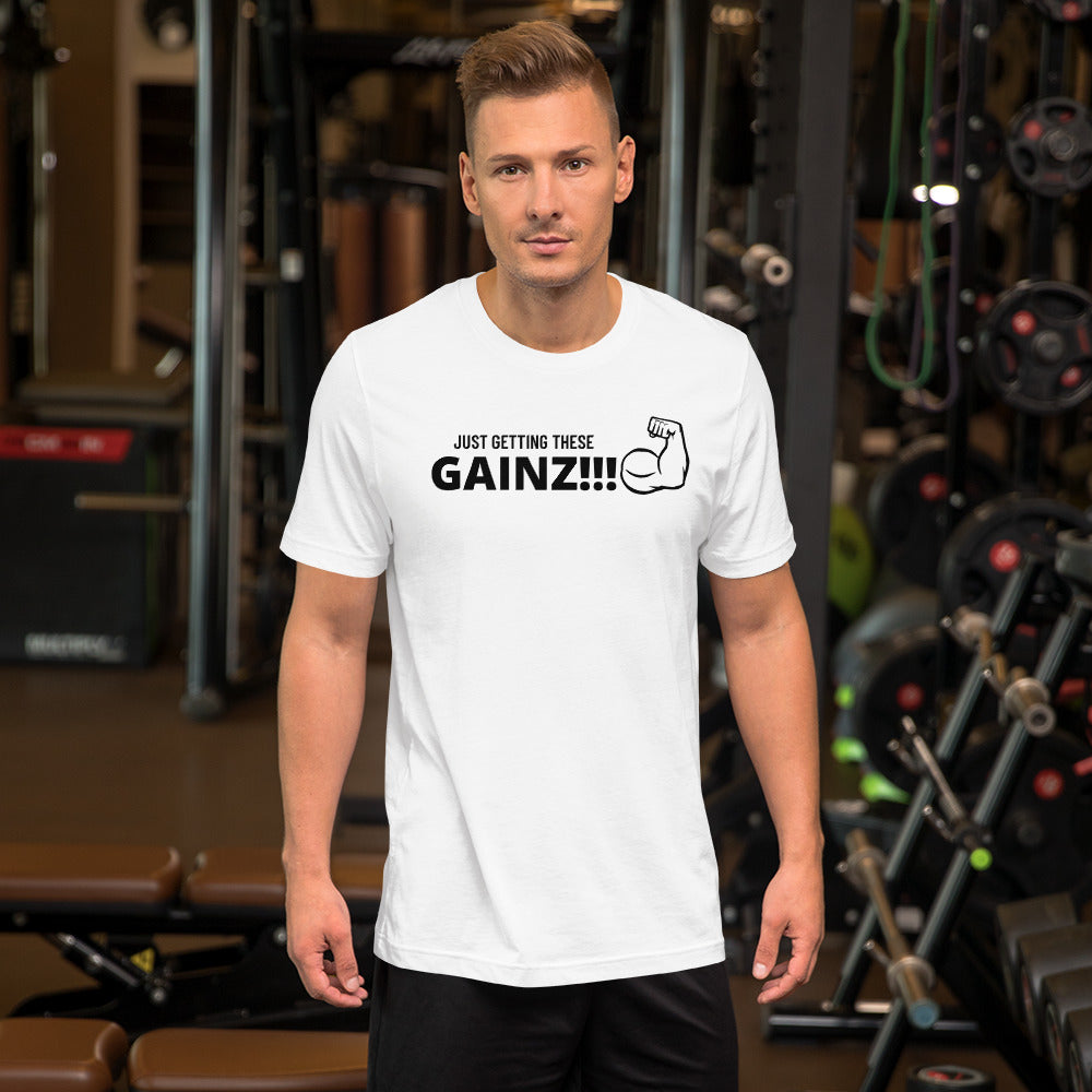 Gainz T-Shirt ( Black letters )